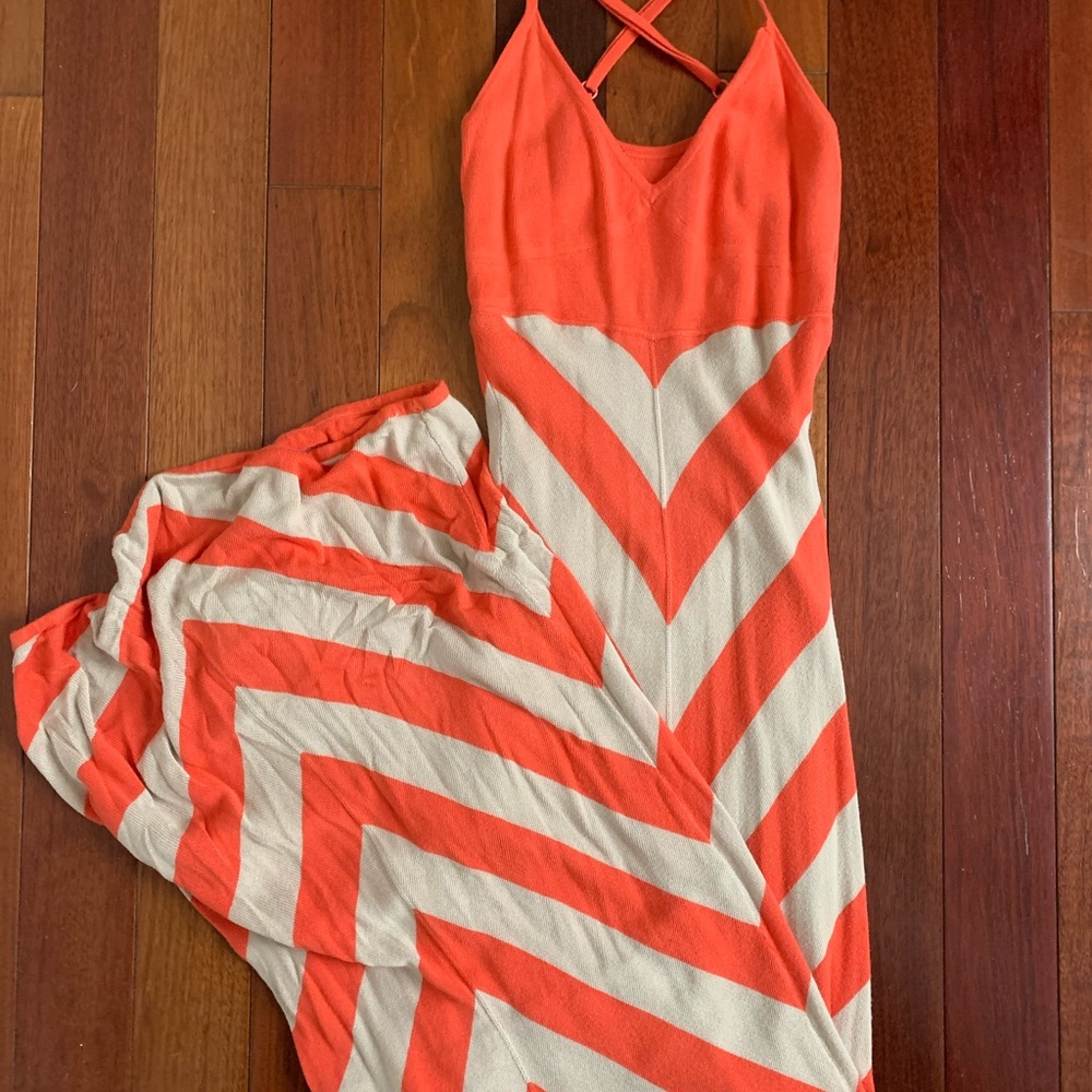 BEBE knit maxi dress